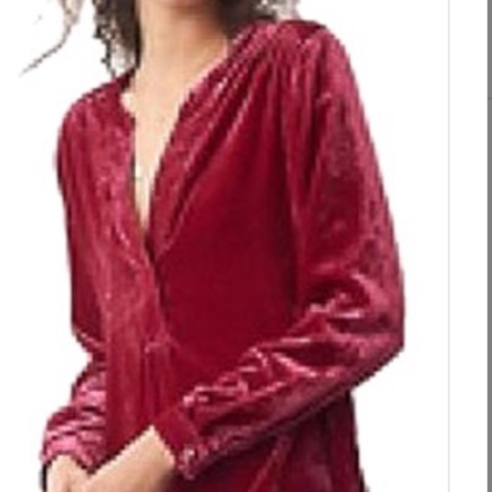 Anthropologie Velvet Dress